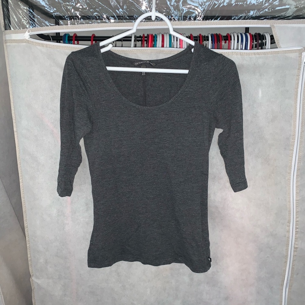 1/2 Sleeve, Grey Shirt